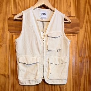 Zara Off-White Kids' Vest
